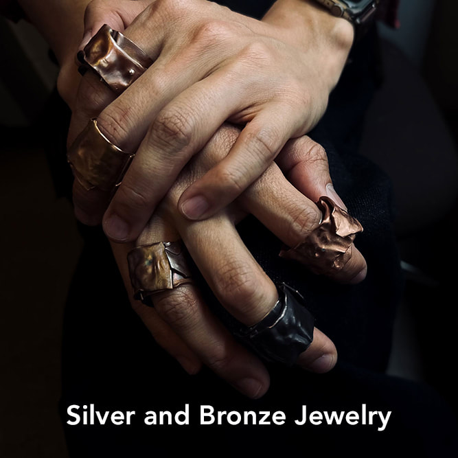 Link to view Silver and Bronze Jewellery by Hanna Ryynänen