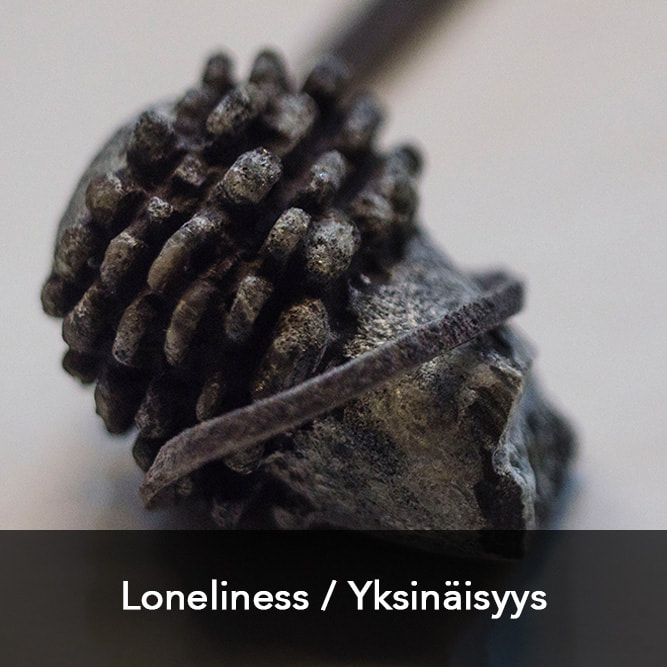 Link to view jewellery art collection Loneliness by Hanna Ryynänen